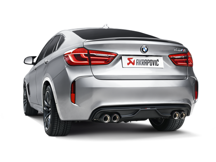 Akrapovic 15-17 BMW X5M (F85) Evolution Line Cat Back (Titanium) w/ Carbon Tips