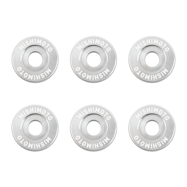 Mishimoto Small Fender Washer Kit (6pcs) - Silver