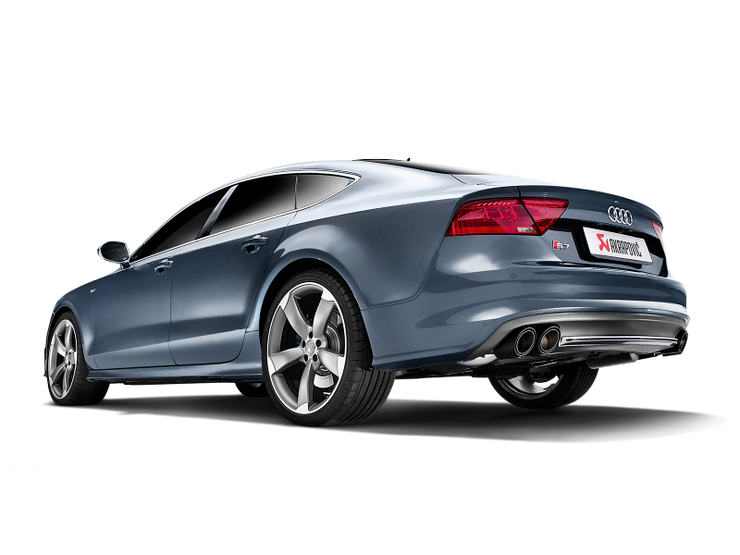 Akrapovic 13-17 Audi S6 Avant/Limousine (C7) Evolution Line Cat Back (Titanium) w/ Carbon Tips