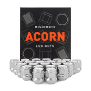 Mishimoto Steel Acorn Lug Nuts M14 x 1.5 - 24pc Set - Chrome