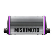 Mishimoto Universal Carbon Fiber Intercooler - Matte Tanks - 450mm Black Core - C-Flow - BL V-Band