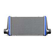 Mishimoto Universal Carbon Fiber Intercooler - Gloss Tanks - 450mm Silver Core - C-Flow - GR V-Band