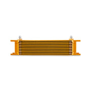 Mishimoto Universal -6AN 10 Row Oil Cooler - Gold