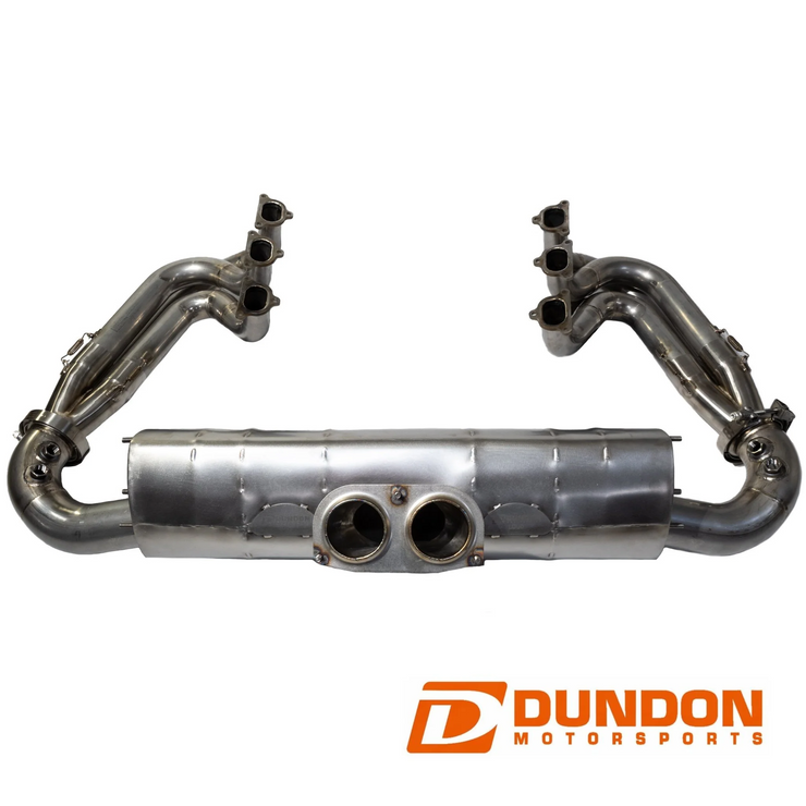 Dundon Motorsports 991.2 GT3 CUP FULL INCONEL RACE HEADERS ULTRALIGHT MUFFLER OR CRACK PIPE POWER PACKAGE (Quiet Exhaust)