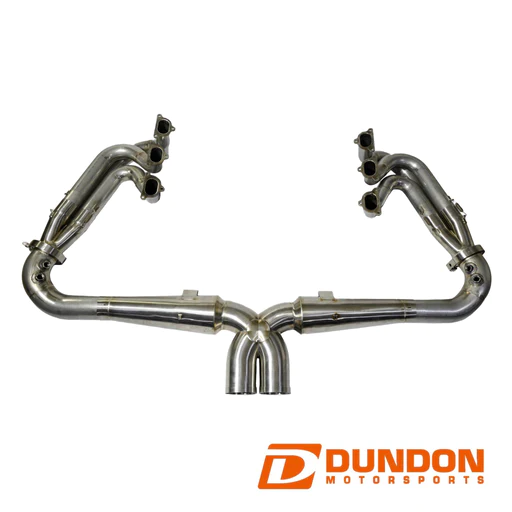 Dundon Motorsports 991.2 GT3 CUP FULL INCONEL RACE HEADERS ULTRALIGHT MUFFLER OR CRACK PIPE POWER PACKAGE