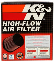 K&N Universal Rubber Filter Dual Flange Oval Tprd 3.75in Base O/S W x 3.438in Top O/S W x 6.75in H