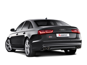 Akrapovic 13-17 Audi S6 Avant/Limousine (C7) Evolution Line Cat Back (Titanium) w/ Carbon Tips