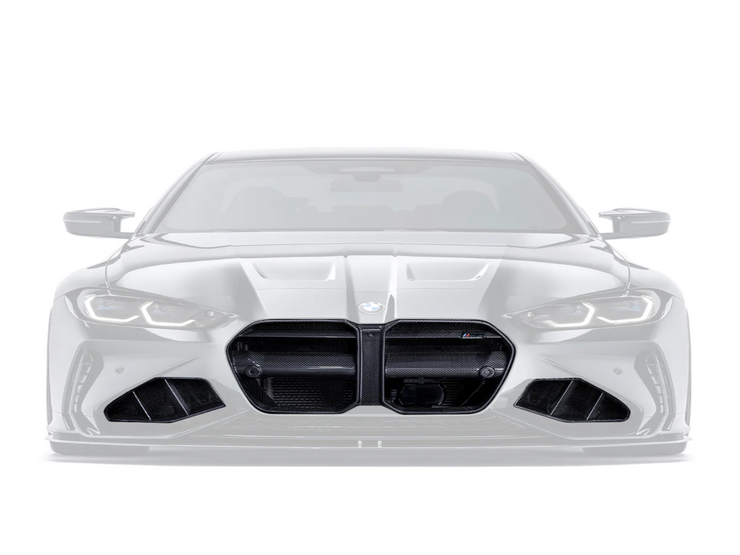 ADRO BMW G8X M3/M4 FRONT BUMPER CARBON FIBER GRILLE & DUCT VENTS