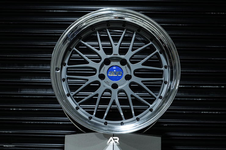 AR Signature BBS LM in Nardo Gray finish with High Polished lip