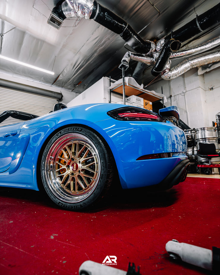 AR Custom BBS LMs 20" for Porsche 718 Spyder Fitment