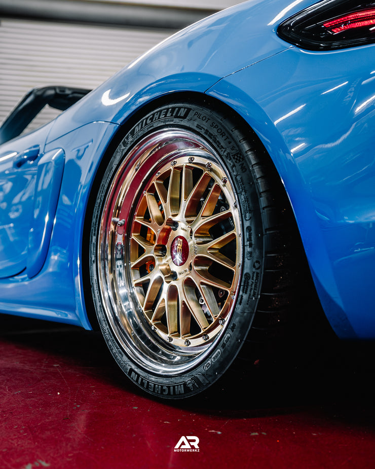 AR Custom BBS LMs 20" for Porsche 718 Spyder Fitment
