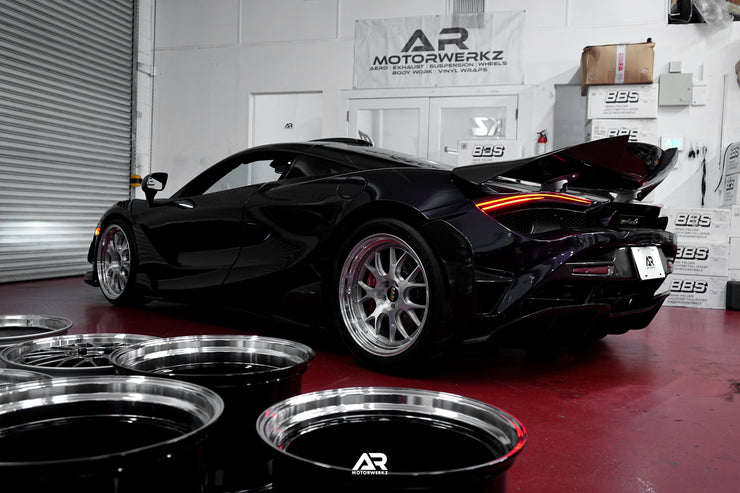 AR Signature 20/21 BBS LM-R for McLaren 720S in Hand Brushed Clear finish