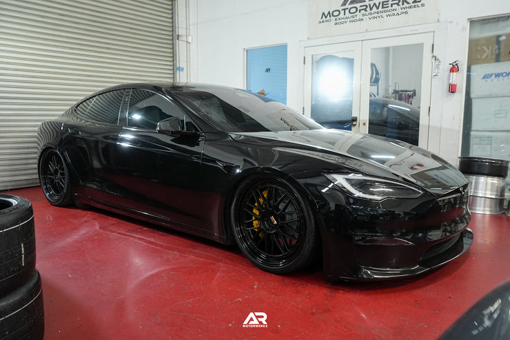AR Custom BBS LMs 21" for Tesla Model S Plaid Fitment