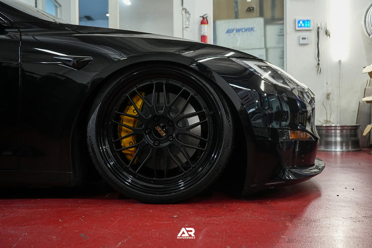 AR Custom BBS LMs 21" for Tesla Model S Plaid Fitment
