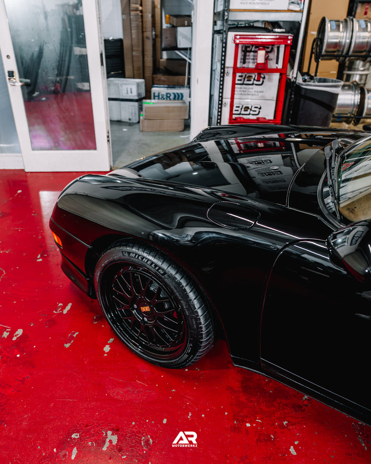 AR Custom BBS LMs 18" for Porsche 993 Targa Fitment