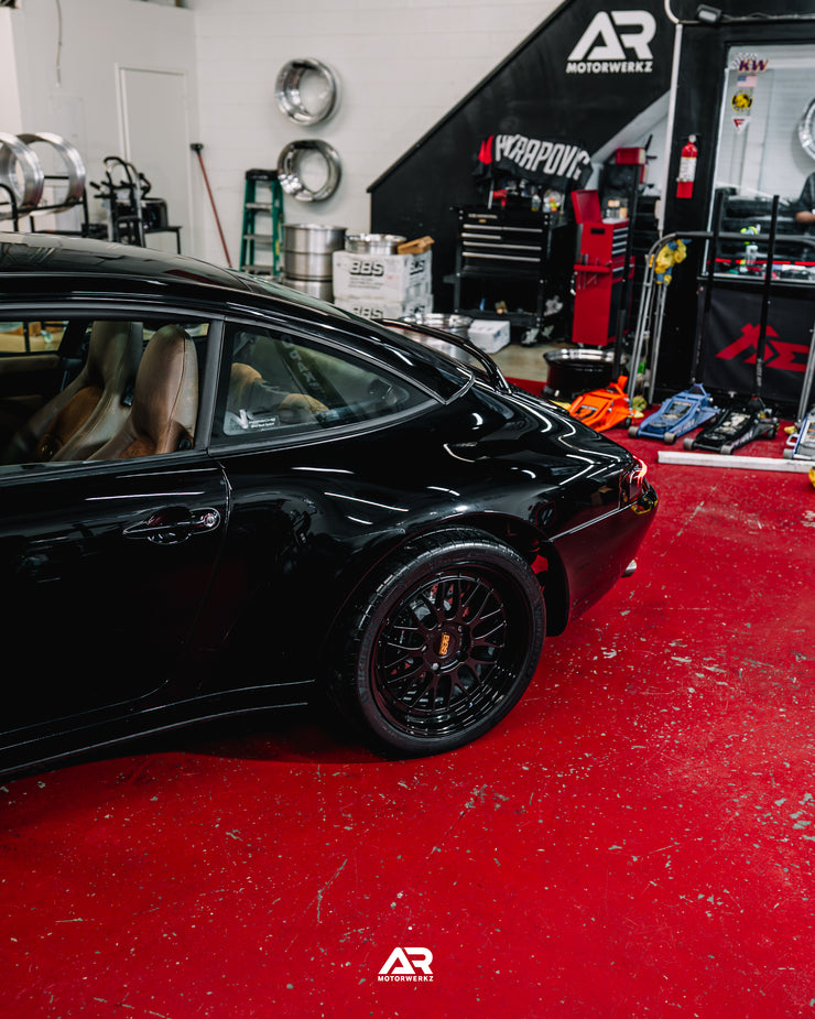 AR Custom BBS LMs 18" for Porsche 993 Targa Fitment
