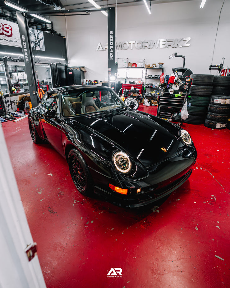 AR Custom BBS LMs 18" for Porsche 993 Targa Fitment