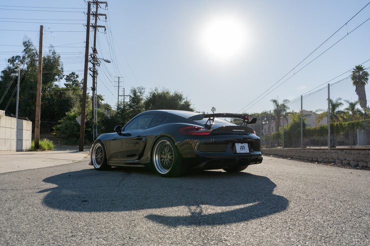 AR Custom BBS LMs 20" for Porsche 981 GT4 Fitment
