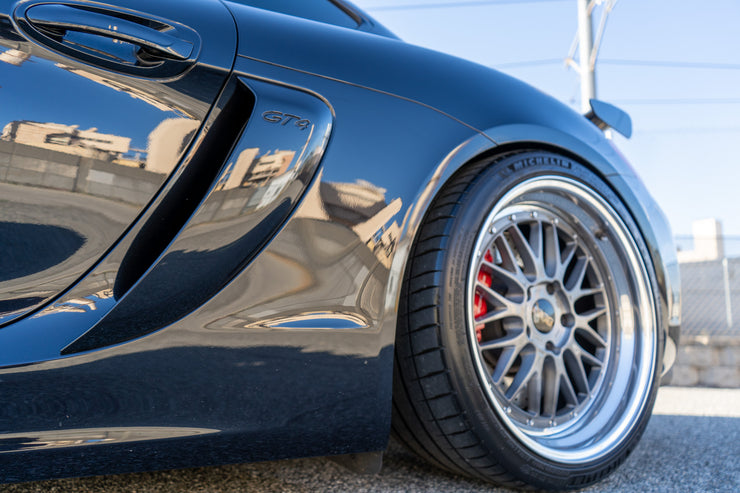 AR Custom BBS LMs 20" for Porsche 981 GT4 Fitment