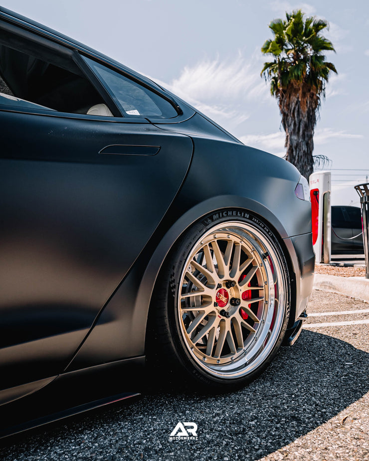 AR Custom BBS LMs 21" for Tesla Plaid Fitment