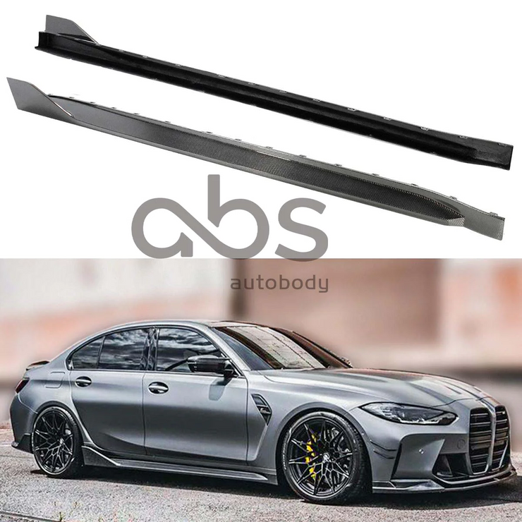 G8X MP STYLE CARBON FIBER SIDE SKIRTS