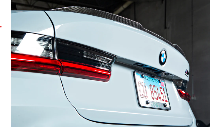 IND BMW G80 M3 OEM Carbon Trunk Spoiler
