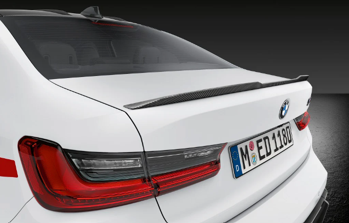 IND BMW G80 M3 OEM Carbon Trunk Spoiler
