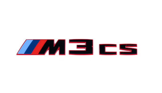 IND BMW G80 M3 CS Trunk Emblem