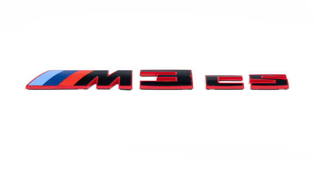 IND BMW G80 M3 CS Trunk Emblem
