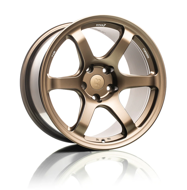 Titan 7 T-D6E FORGED 6 SPOKE Wheelset for PORSCHE TAYCAN &