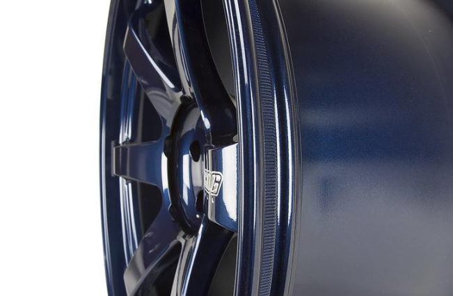 Volk Racing TE37 Ultra M-Spec Wheel Set 20x10 | 20x12 Mag Blue Nissan GT-R R35