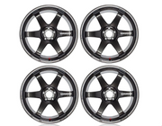 Volk Racing TE37 Ultra M-Spec Wheel Set 19x9.5 | 19x11 Diamond Black BMW F80 M3