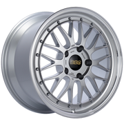 BBS LM 18x10 5x130 ET65 CB71.6 Diamond Silver Center Diamond Cut Lip Wheel