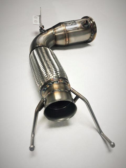 Evolution Racewerks Competition Series 4" Downpipe for X1/X2/2 Series Gran Coupe/Mini with B46/B48 Engine
