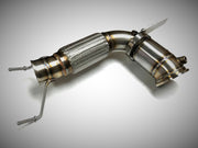 Evolution Racewerks Sports Series 4" High Flow Catted Downpipe for X1/X2/2 Series Gran Coupe/Mini with B46/B48 Engine