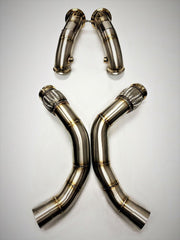 Evolution Racewerks Competition Series Catless Downpipes S63M Engine