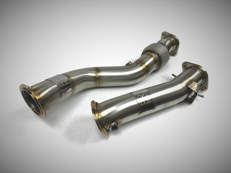 Evolution Racewerks Sports Series High Flow Catted Downpipes M3/M4 S58 Engine