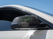 RW Carbon BMW F10 F13 F01 M Styled CF Mirror Cap Replacements