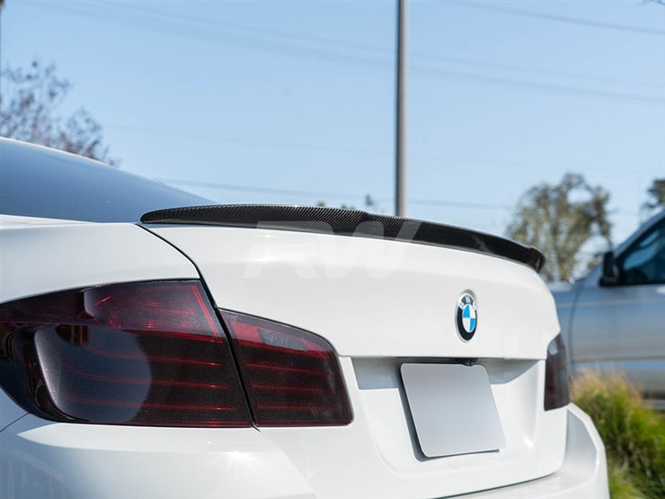 RW Carbon BMW F10 Arkym Style Carbon Fiber Trunk Spoiler