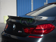 RW Carbon BMW F06/F13 3D Style Carbon Fiber Trunk Spoiler