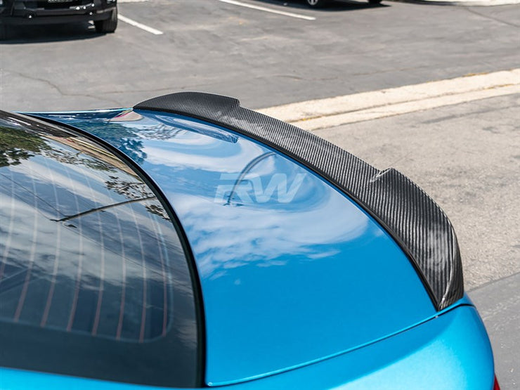 RW Carbon BMW F22 F87 CS Style Carbon Fiber Trunk Spoiler