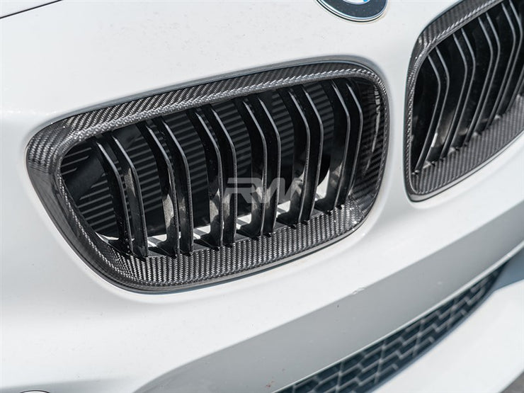 RW Carbon BMW F22 F23 F87 Carbon Fiber Grille Surrounds