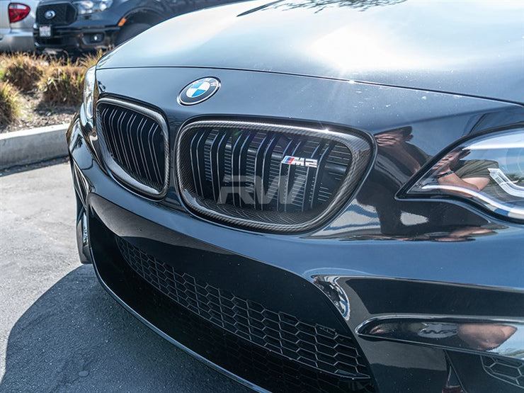 RW Carbon BMW F22 F23 F87 Carbon Fiber Grille Surrounds