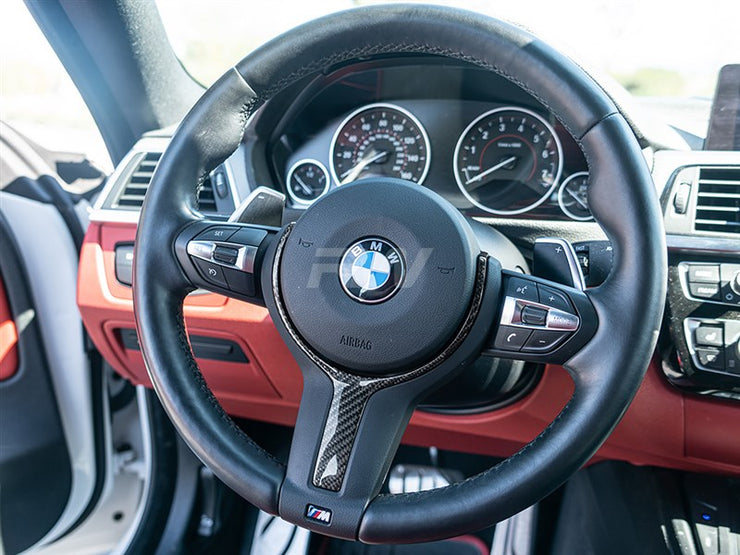 RW Carbon BMW Carbon Fiber Steering Wheel Trim M-Sport