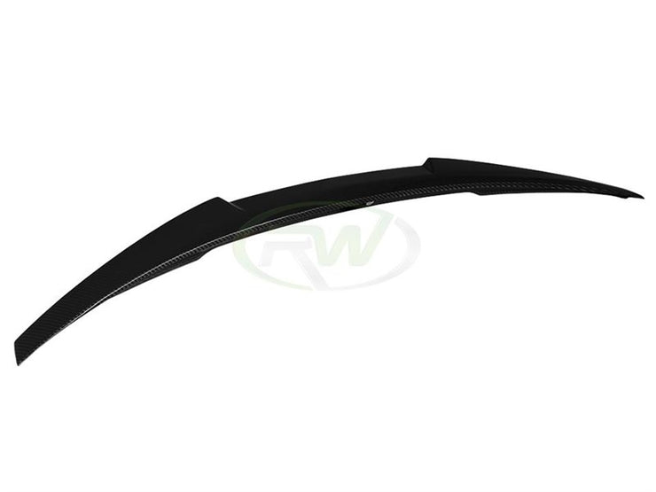 RW Carbon BMW F82 M4 Style Carbon Fiber Trunk Spoiler