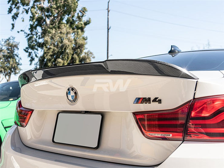 RW Carbon BMW F82 M4 RWS Carbon Fiber Trunk Spoiler