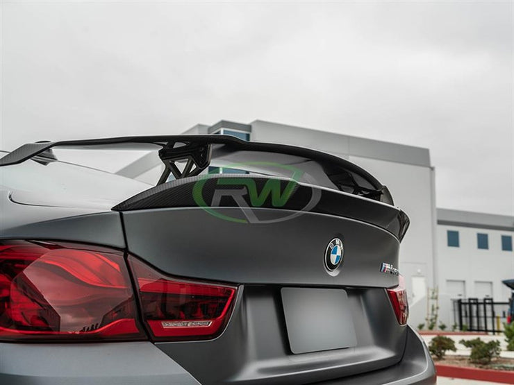 RW Carbon BMW F82 M4 RWS Carbon Fiber Trunk Spoiler