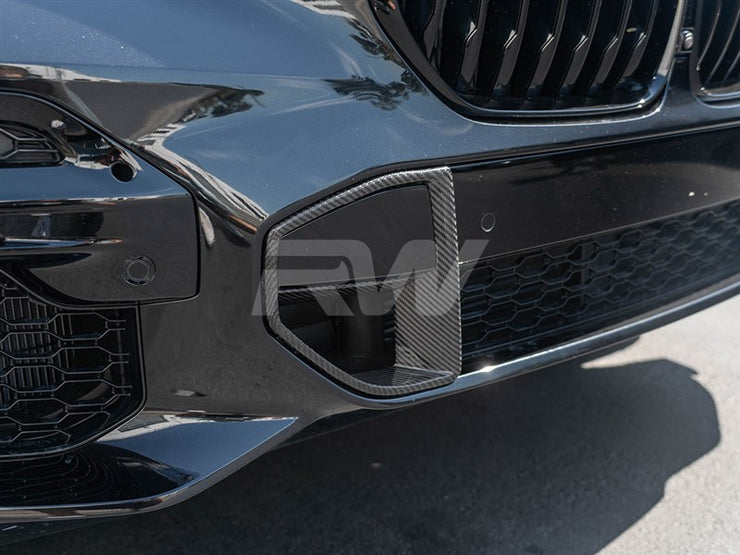 RW Carbon BMW G05 X5 Carbon Fiber Front Brake Duct Trim