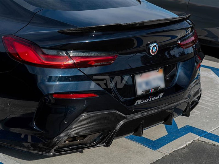 RW Carbon BMW G16 8-Series Full Carbon Fiber 3D Style Diffuser