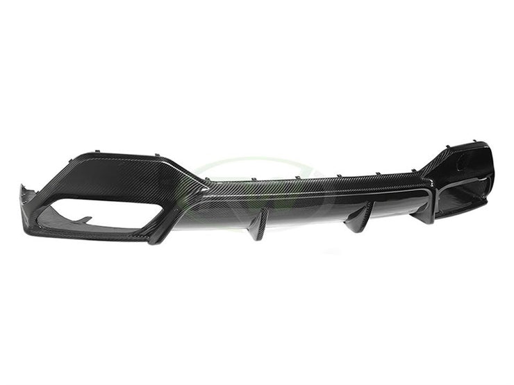 RW Carbon BMW G16 8-Series Full Carbon Fiber 3D Style Diffuser